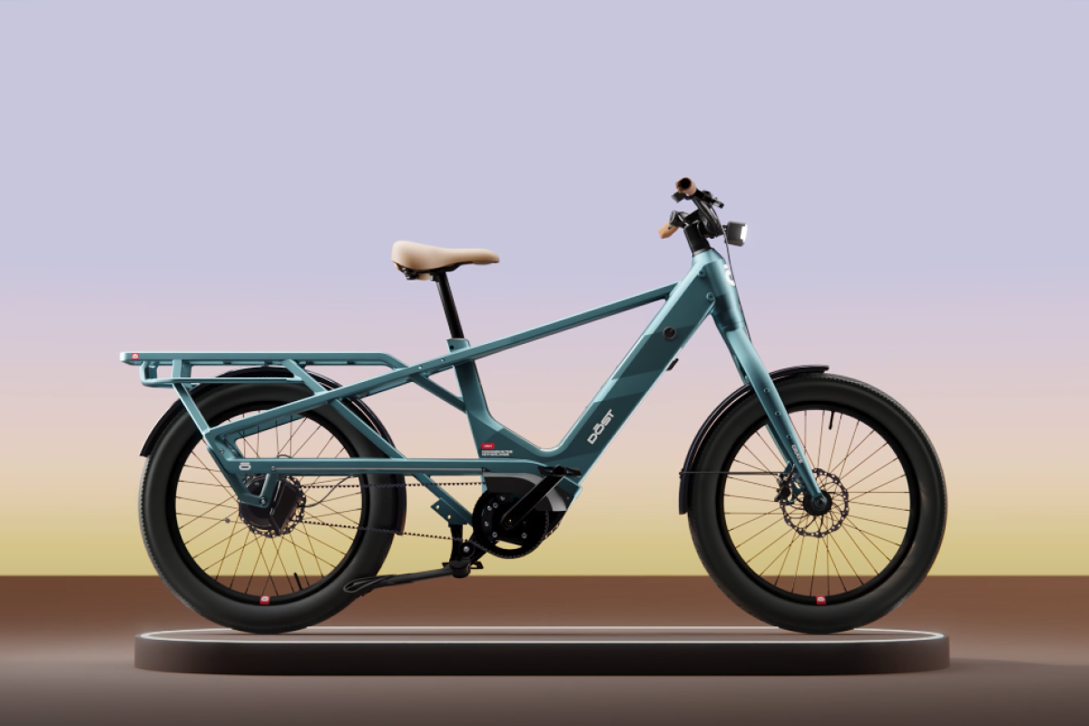 Crate Cargo Cruiser ebike carries passengers and loads up to 120 miles
